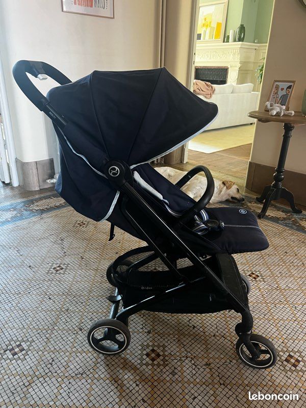 Poussette Cybex Beezy – Bleu marine – Très bon état (image 3)