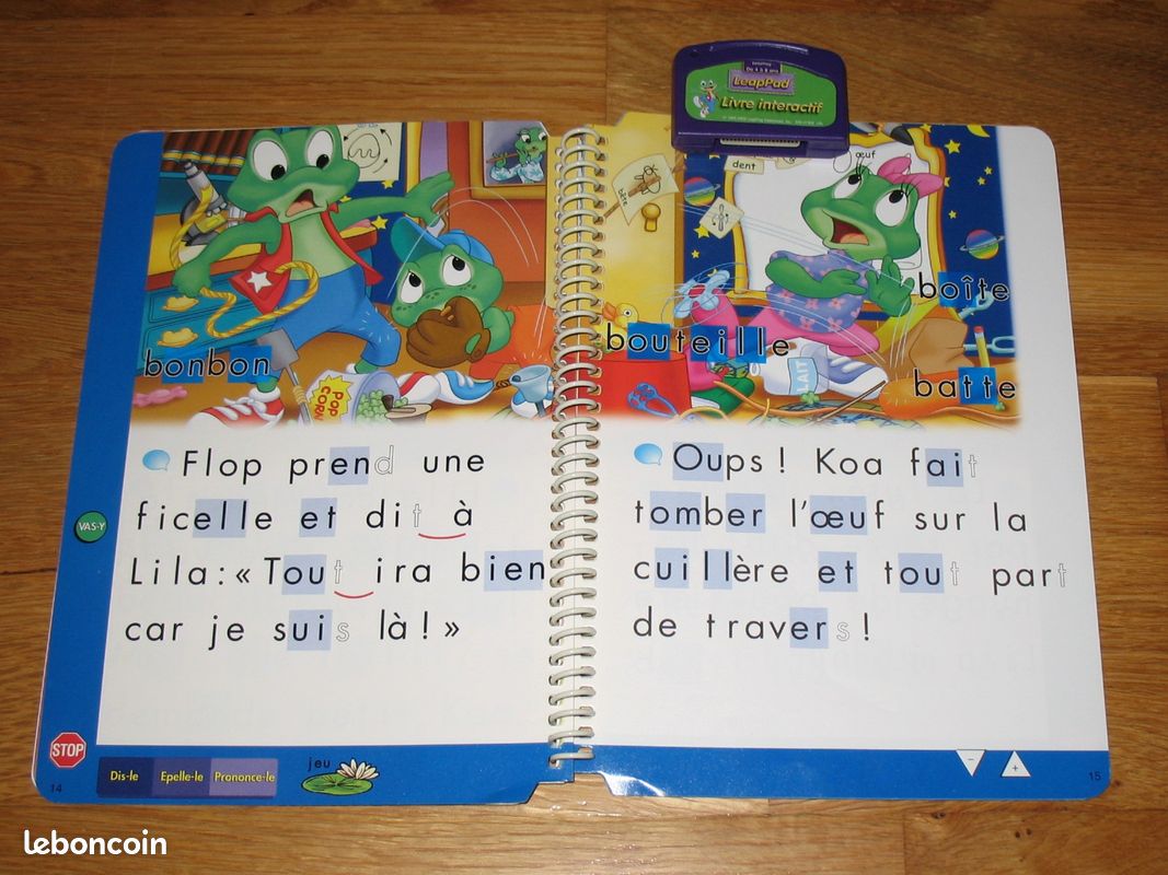 Jeu éducatif interactif pour enfant -Leap Frog Quizz Lettres (Neuf avec