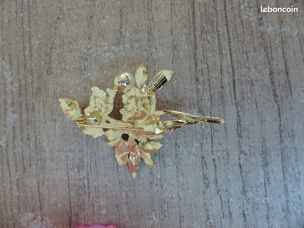 Broche Fleur De Pivoine En Mousseline De Soie 95 Mm – Rose, Pour Robe, Costume, Mariage, Cadeau Femme