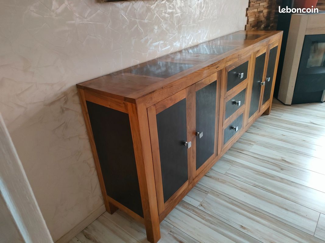 Buffet en bois et tadelakt (image 3)