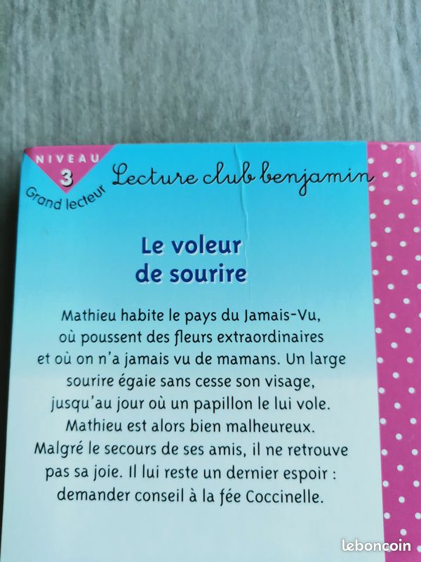 Livre Le voleur de sourire (zeja) (image 3)