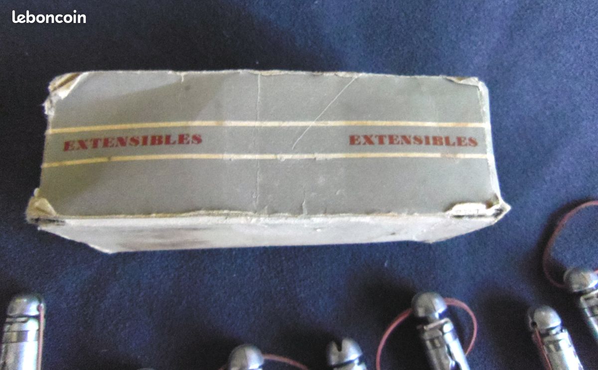 Lot De Bigoudis Métalliques Anciens Des Années 1940/45 - En Bon État - Vintage Français