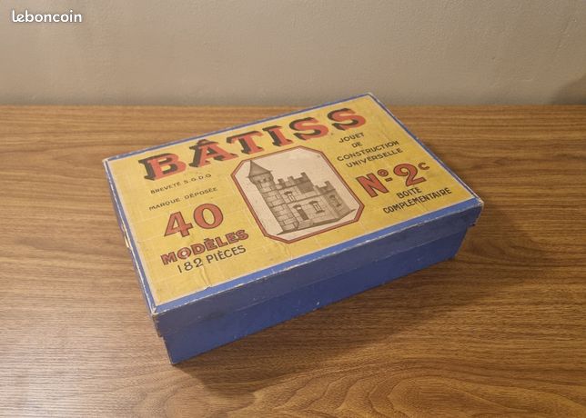 Jouet de construction BÂTISS - Boite principale n°0 - 1940/50's - TTBE