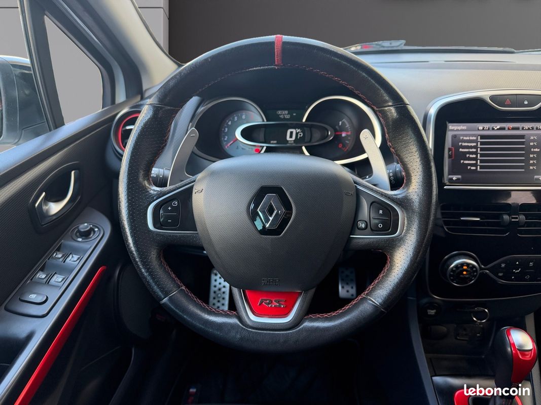 RENAULT CLIO IV 1.6 Turbo 220 Energy RS Trophy EDC RS Monitor Camera Garantie 12 mois (image 14)