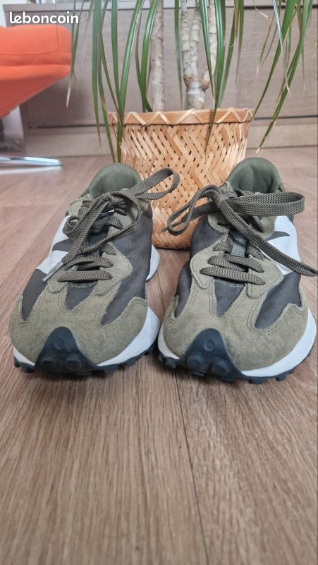 Basket new balance 327 kaki Chaussures