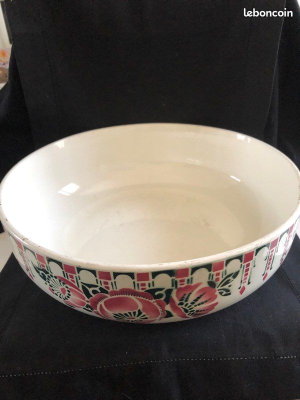 Ancienne Bassine de Toilettes & Porte Peigne (image 1)