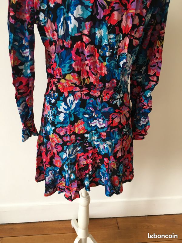 Robe Fleurie Taille 8 - Neuve Sans étiquettes - Style Boho - Polyester/elastanne - Pour Soirée Ou Quotidien