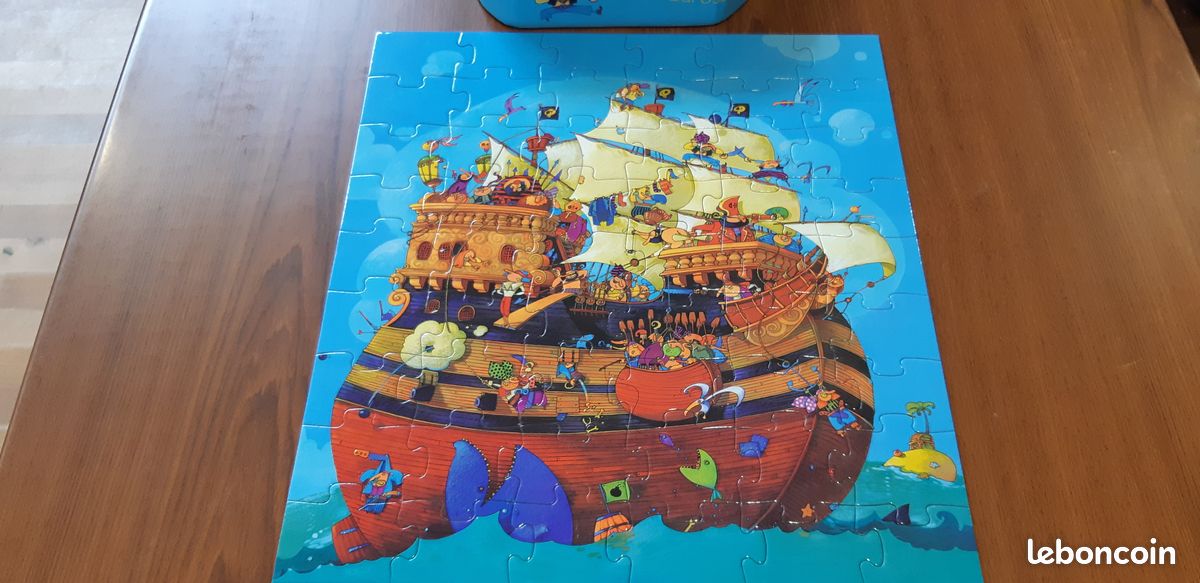 Puzzle djeco le bateau de Barberousse (image 2)