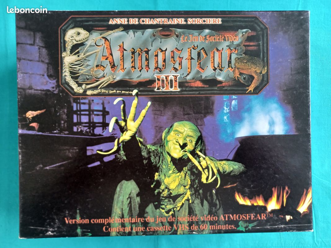 Jeu De Société Atmosfear Les Chasseurs D'Âme - VHS Inclus, Mattel France, Réf 52239