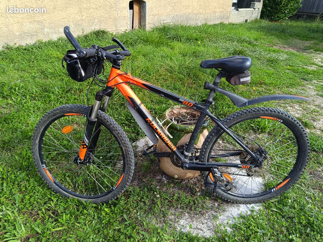 Vélo Vtt Rockrider Orange Vtt Btwin Rockrider Taille S Vélos