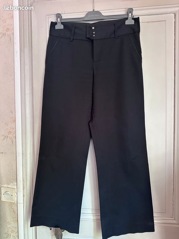 Pantalon DDP T42 jambes larges chic femme (image 2)