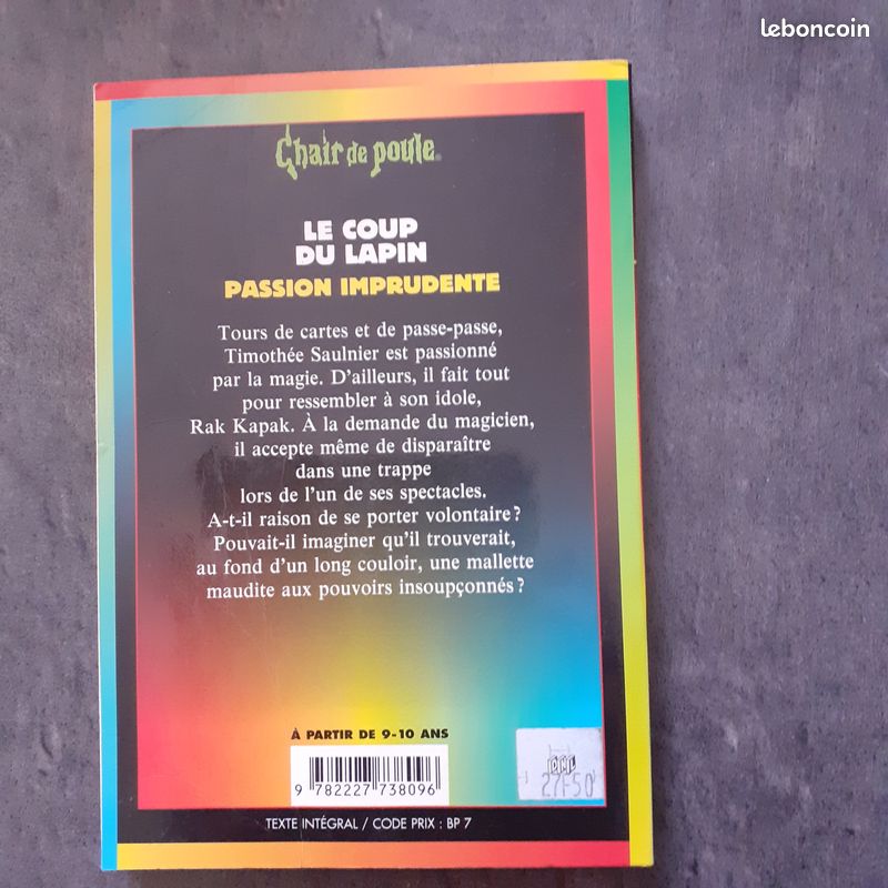 Livre CHAIR DE POULE "Le coup du lapin" (image 2)