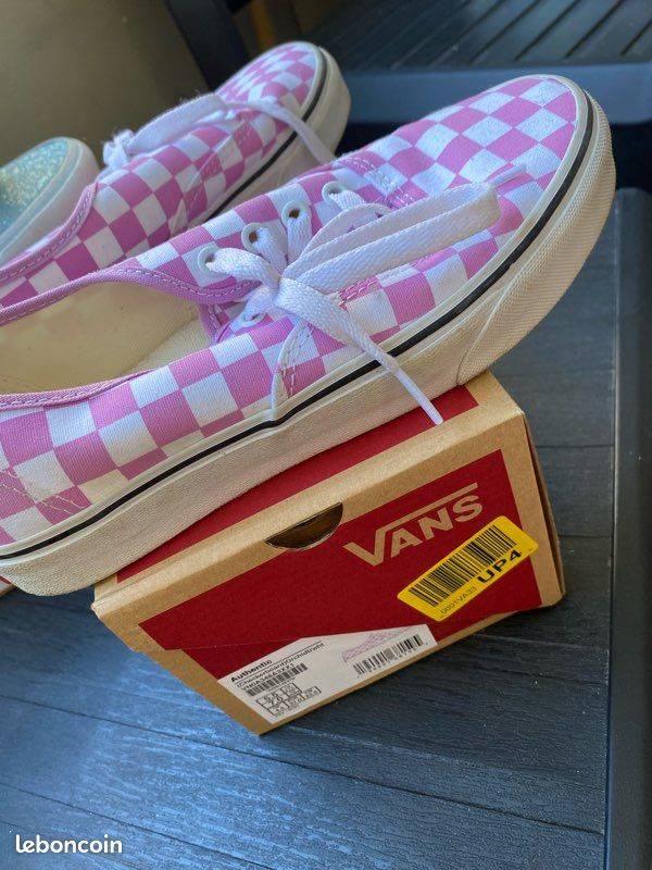 Chaussures Vans Vans Carreaux Rose Vans Chaussures Vans Vetement