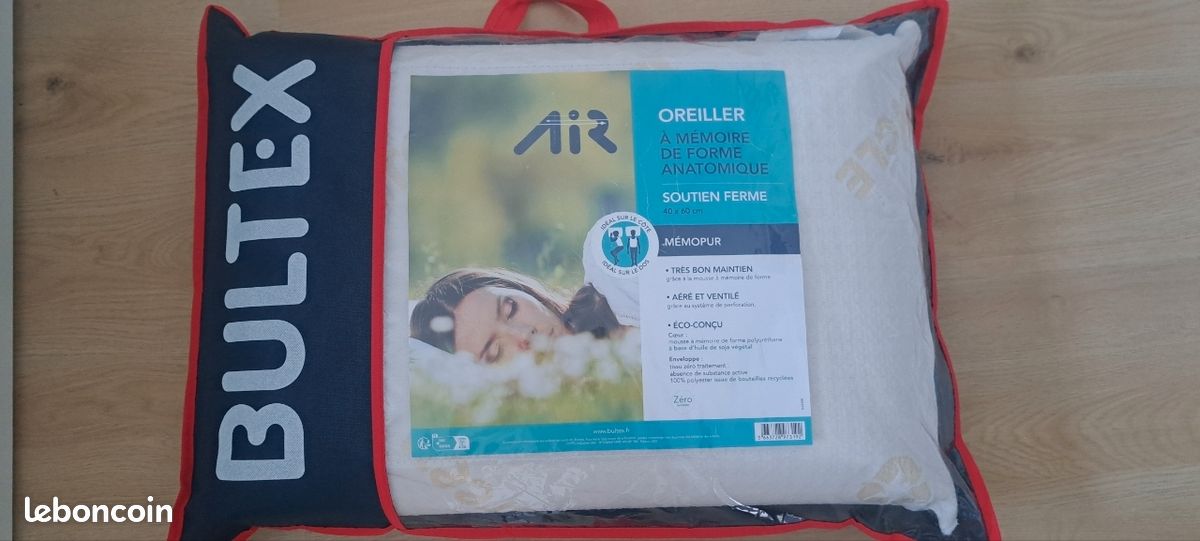 Oreiller à mémoire de forme anatomique (NEUF) (image 1)