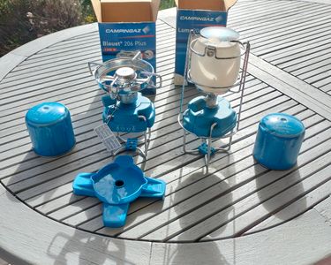 Ancienne lampe à gaz Camping Gaz - Bricolage