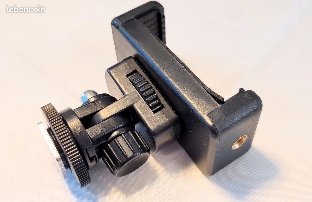 📸 1 Support de téléphone universel et 1 adaptateur griffe flash pour appareil photo – Neufs (image 11)