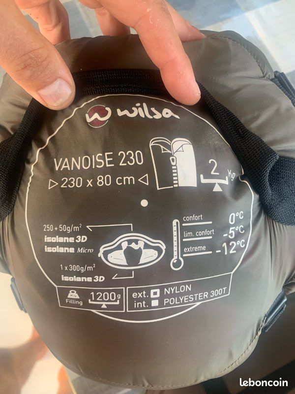Sac de couchage Wilsa Vanoise 230 (image 1)