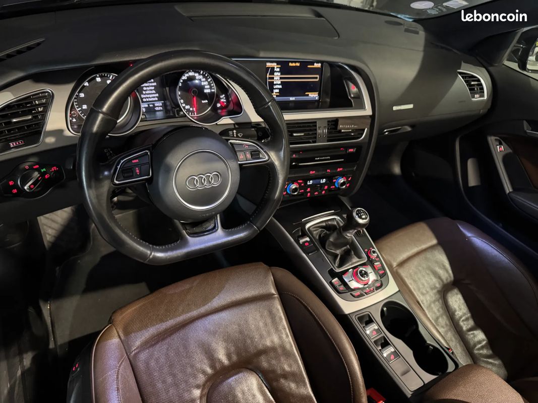 AUDI A5 Cabriolet 2.0 TFSI 211CV Suivi complet - Sièges Chauffants / Ventilés / Électriques (image 23)