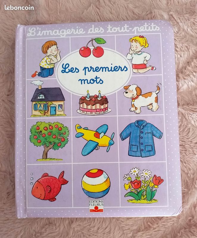 LIVRE Bébé Les Premiers MOTS éditions FLEURUS Cadeau Anniversaire Noel Fille Garçon Enfant (image 1)
