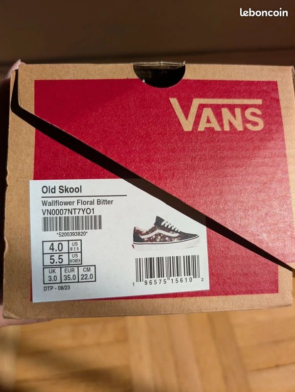 Chaussure Vans Old Skool Wallflower Floral Bitter (image 1)
