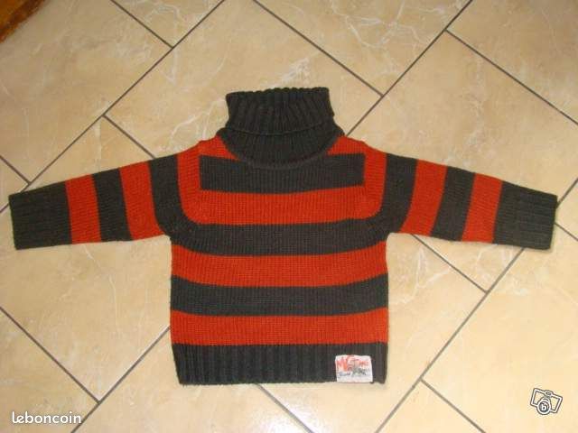 1 pull col roulé taille 4 ans (image 1)