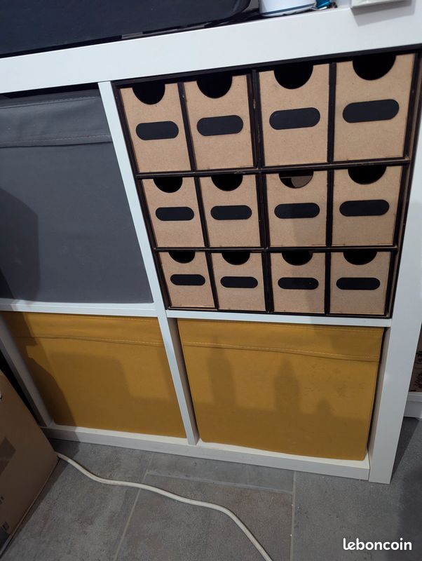 Boîte / Armoire à tiroirs compatible Kallax – Rangement idéal pour jeux de cartes et deckbuilding (image 1)