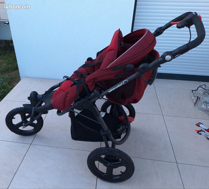 Poussette Trio Bébé Confort High Trek + Nacelle Windoo + Nombreux accessoires – Pack complet (image 8)