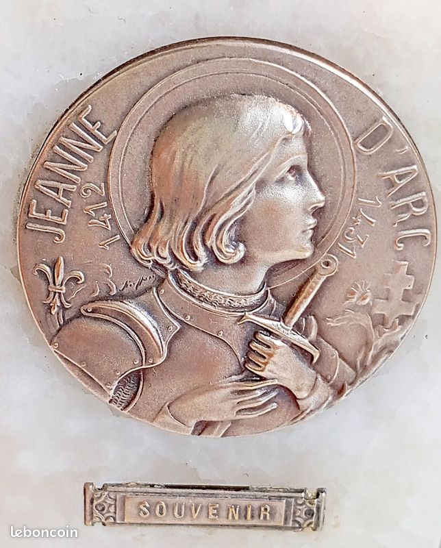 Plaque Murale En Métal Jeanne D'Arc – 30 X 20 Cm, Déco Française Artisanale