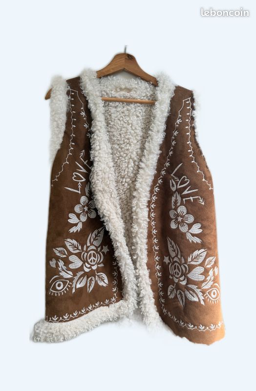 Gilet mouton femme Mino du sud (image 1)