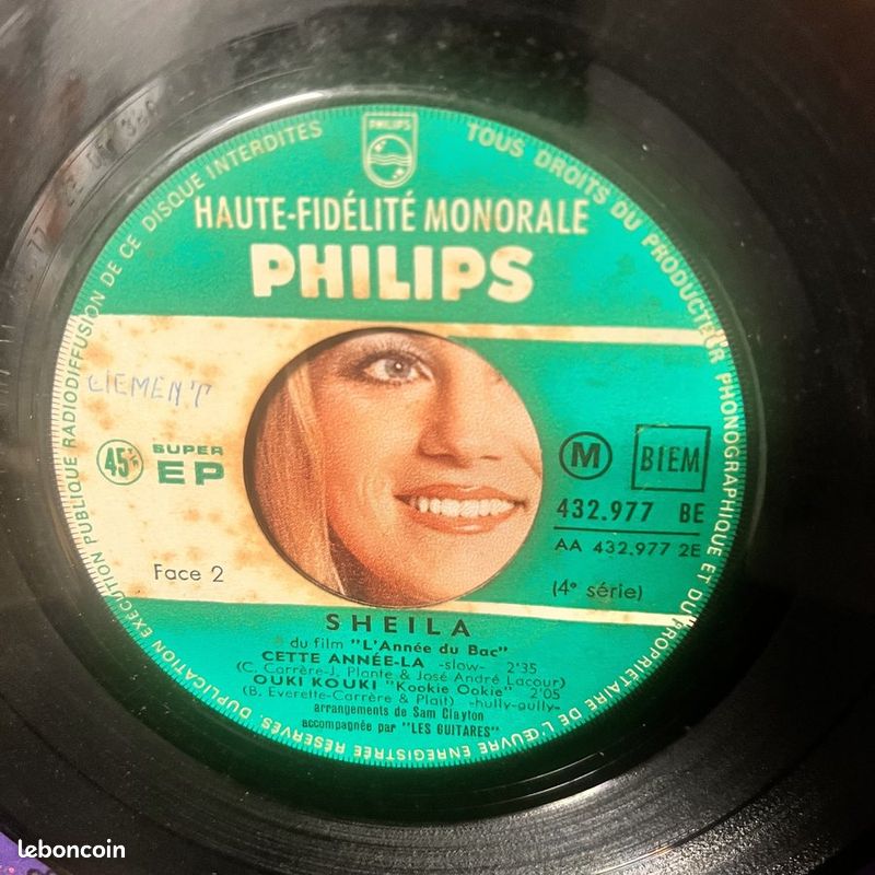 Sheila - Le Sifflet Des Copains - Vinyl 45 t (image 4)
