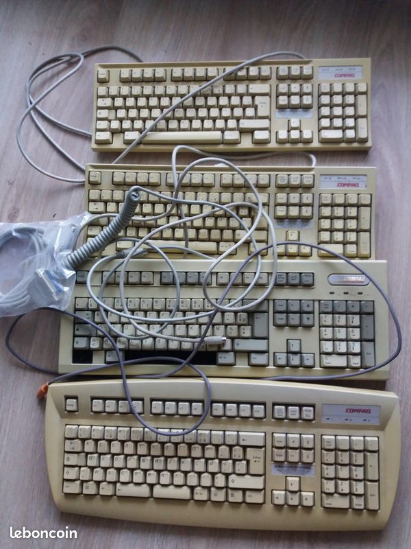 Lot de 11 claviers vintage Compaq Enhanced, Mtek, (image 6)