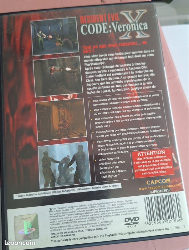 Resident evil code veronica x pal ps2 (image 2)
