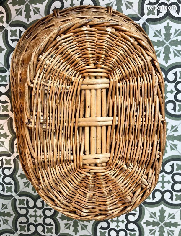 Grand panier/corbeille en osier (image 3)