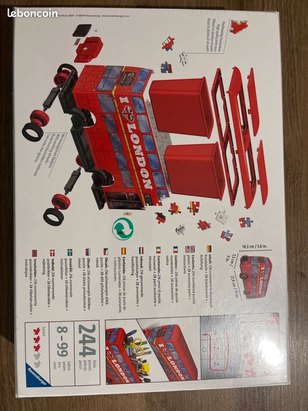 Puzzle 3D Bus London (image 2)