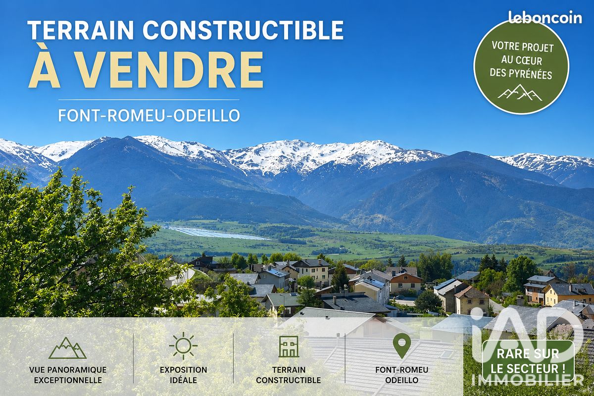 Terrain 431 m² · à Font-Romeu-Odeillo-Via · 431 m² · 140 000 €