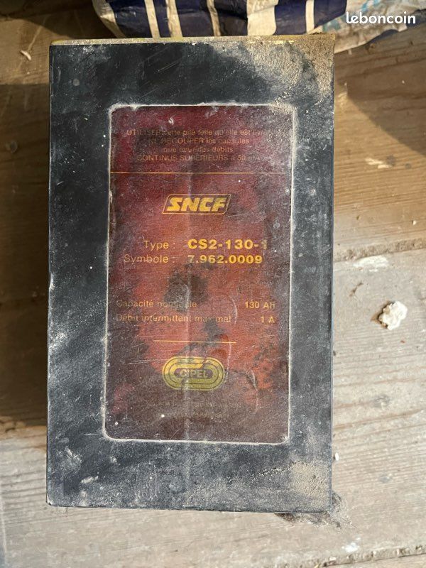 Pile industrielle ancienne – Type SNCF CIPEL (image 2)