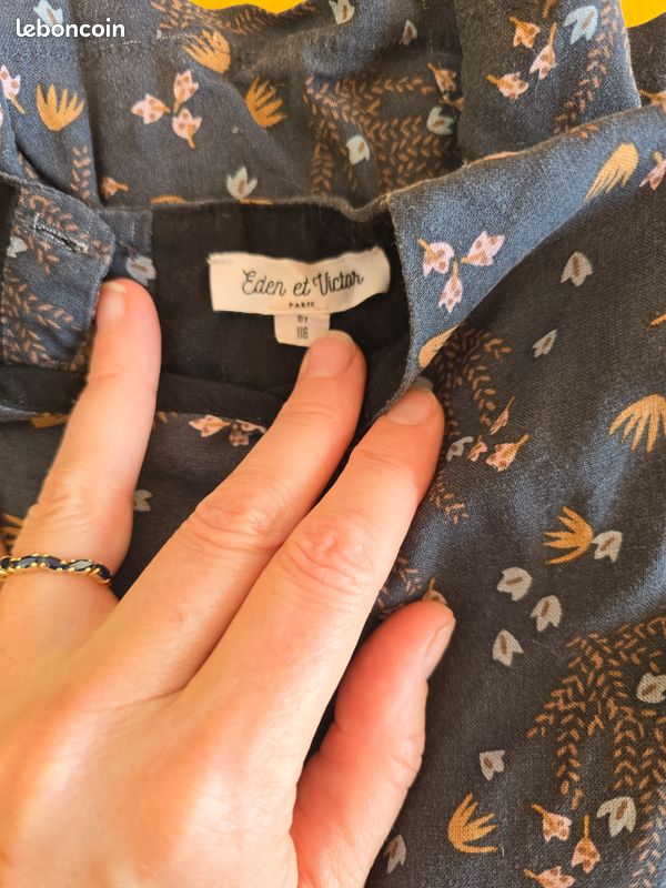 Robe Eden&Victor T6 ans couleurs automnales (image 3)