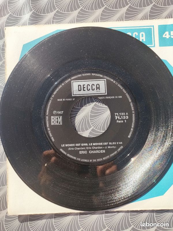 Vinyl Eric CHARDEN (image 3)