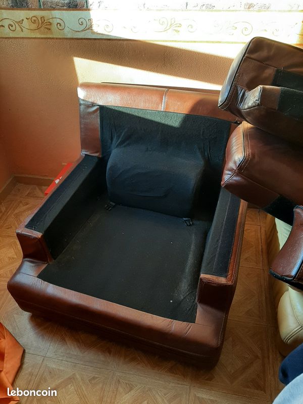 Fauteuil cuir (image 2)