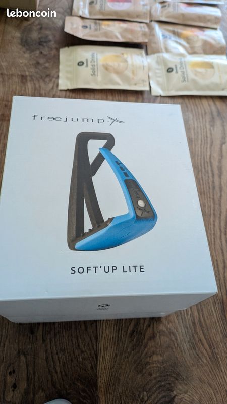 Étrier Freejump Soft Up Lite Bleu Marine - Sécuritaire Et Léger Pour Enfants Et Femmes