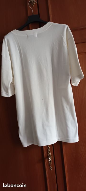 T-shirt couleur écrue, Taille unique (image 3)
