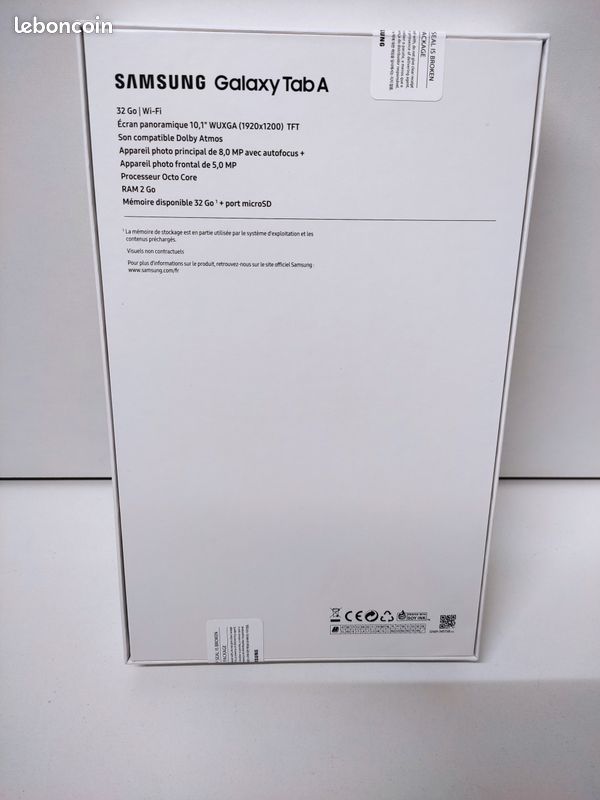 Tablette Samsung Galaxy Tab A 10.1" 2019 - noir (image 2)