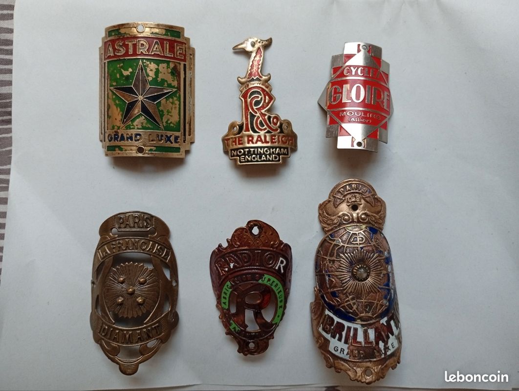 ANCIENNE PLAQUE DE vélo EMPO VORDEN emblème de vélo vintage badge EUR
