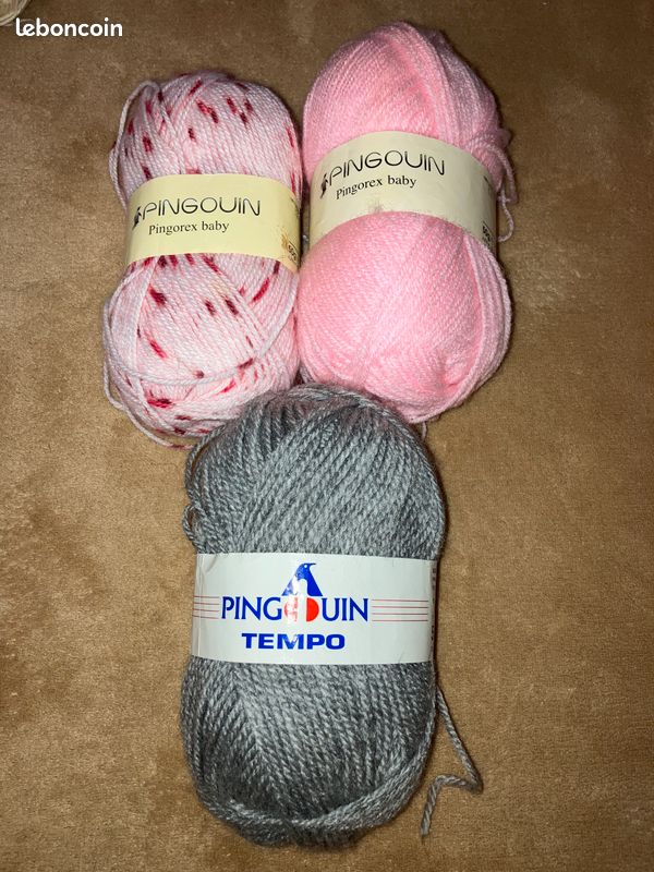 5 pelotes de laine Pingouin differentes (image 2)
