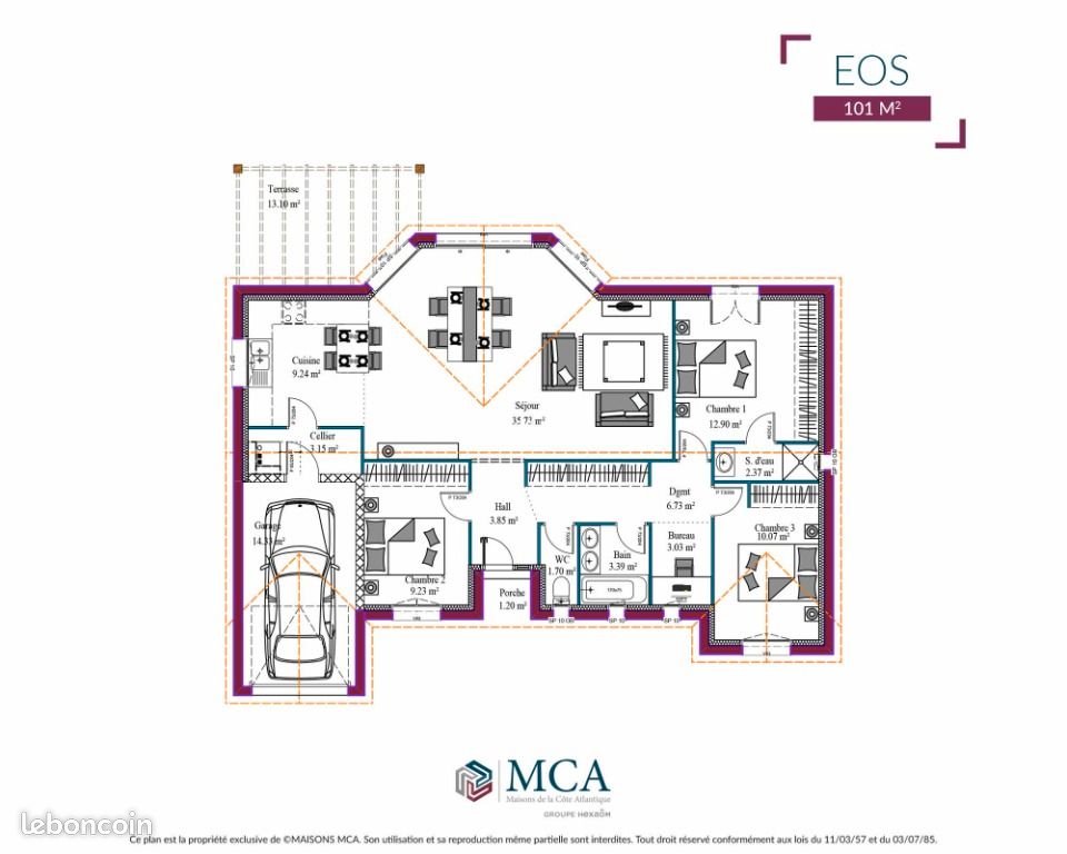 Maison 4 pièces 101 m² - Vielle-Saint-Girons 40560 (image principale 8)