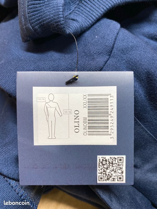 Lot de 10 sweats Taille XXL professionnels DELTAPLUS OLINO – neufs – renforts coudes – logotés – à refloquer (image 4)