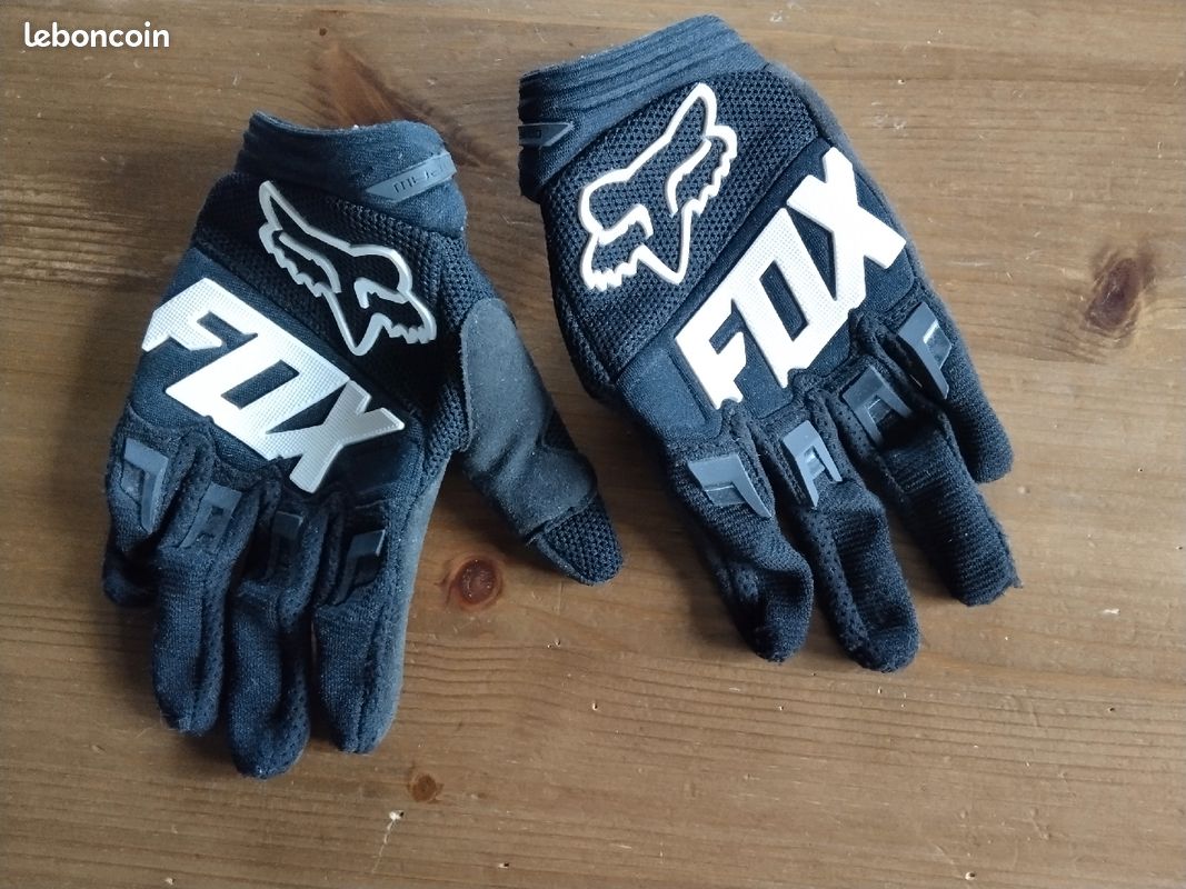 Gants VTT descente ou moto cross enfant Fox Équipements vélos