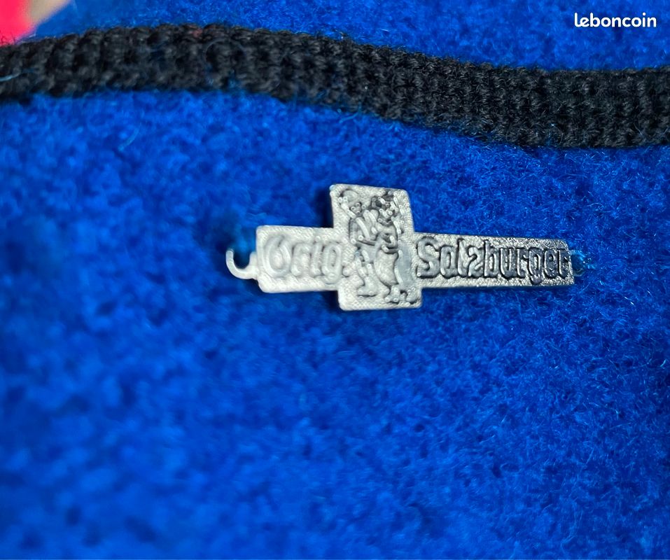 Veste Salzburger laine bleue taille 38 (image 6)