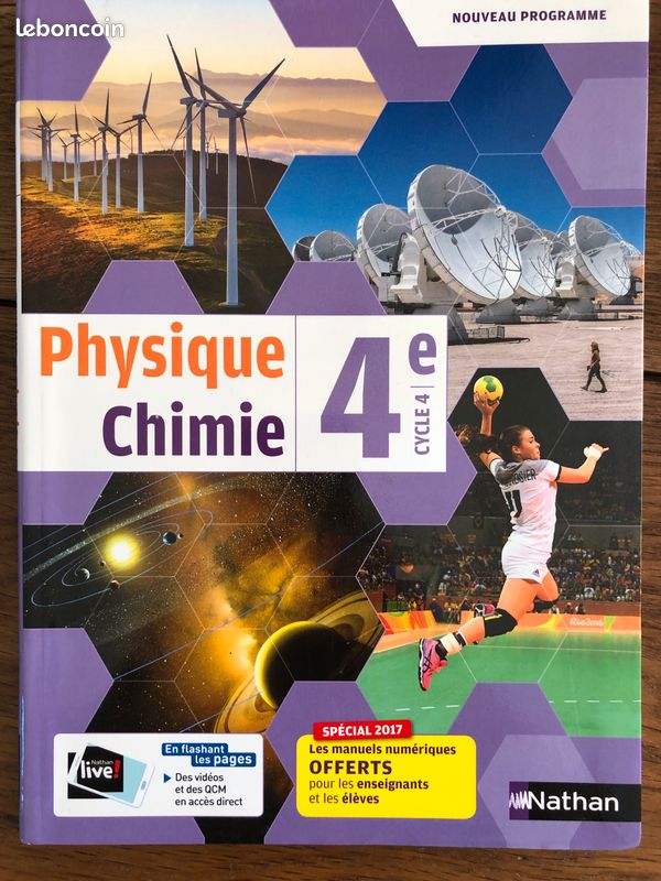 Manuel physique chimie 4ème (image 1)