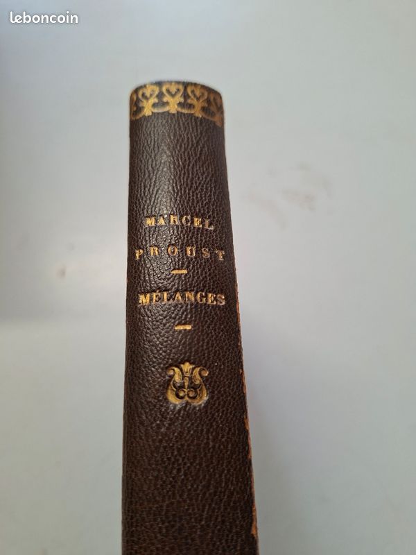 3375: Marcel Proust Pastiches et mélanges NRF 1933 exemplaire numéroté reliure (image 3)